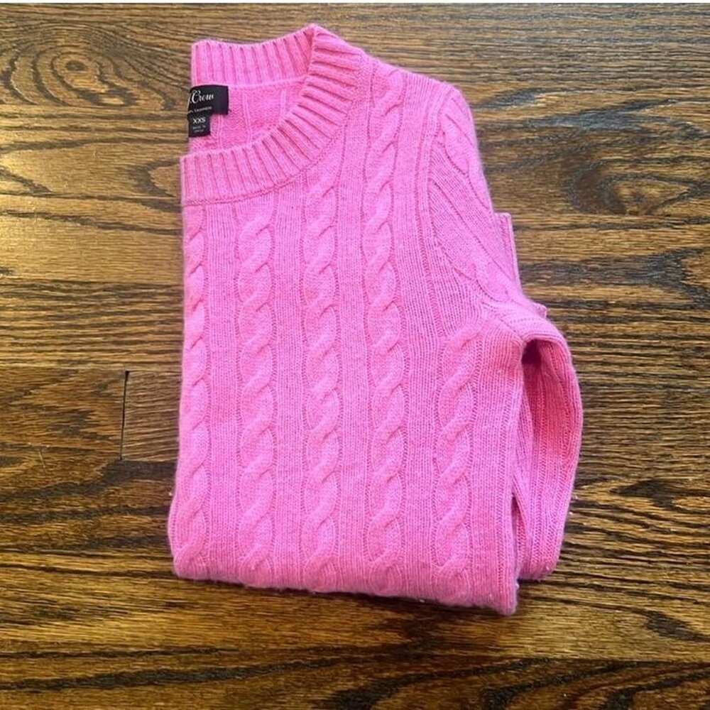 J.Crew Pink Cashmere Sweater